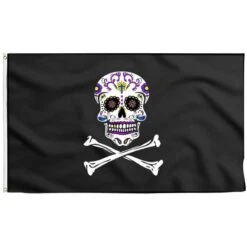 Drapeau Tête De Mort Mexicaine