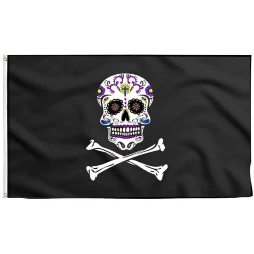 Drapeau Tête De Mort Mexicaine