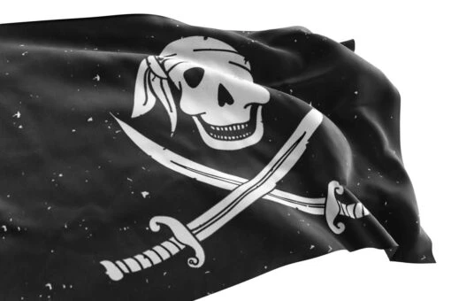Drapeau Tête De Mort Pirate Enfant - Image 3