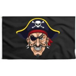 Drapeau Tête De Pirate - Pavillon Noir