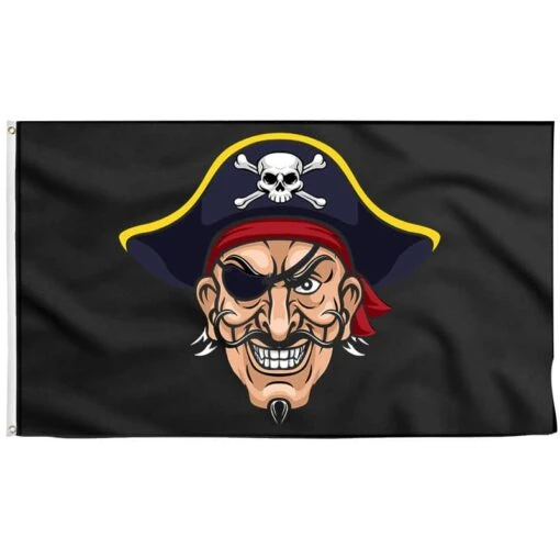 Drapeau Tête De Pirate - Pavillon Noir