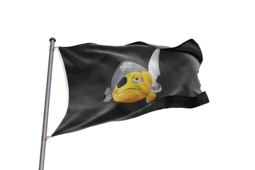 Drapeau Pirate Emoji Bandit Des Caraïbes - Image 2