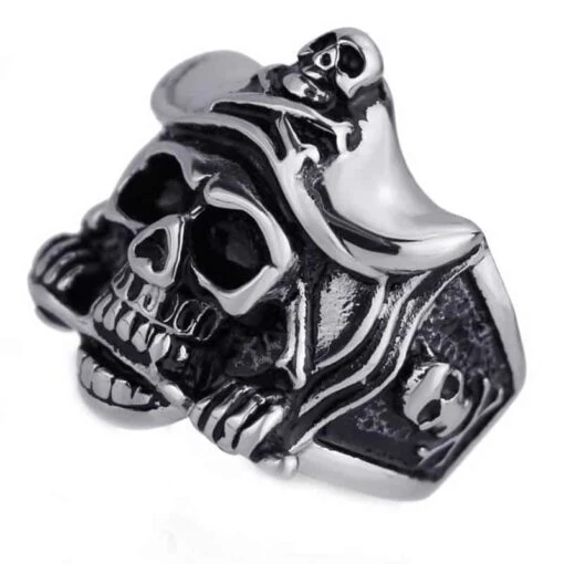 Grosse Bague Pirate Homme Sanguinaire - Image 2