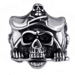 Grosse Bague Pirate Homme Sanguinaire