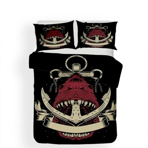 Housse De Couette Ancre De Bateau Pirate - Image 2