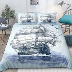 Housse De Couette Motif Bateau Pirate