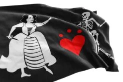 Drapeau De Pirate Célèbre Jacquotte Delahaye -Pirate Costume Shop jacquotte delahaye drapeau