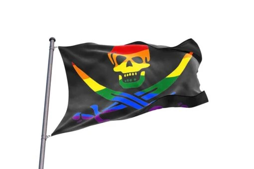 Drapeau Pirate Gay - Pavillon Noir Original - Image 2