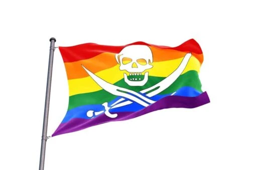 Drapeau Pirate LGBT - Pavillon Noir Original - Image 2