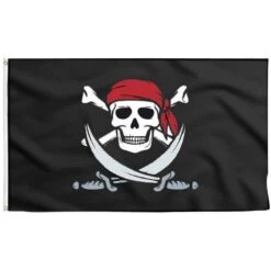Le Drapeau De Pirate Chasseur De Trésors