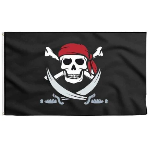Le Drapeau De Pirate Chasseur De Trésors
