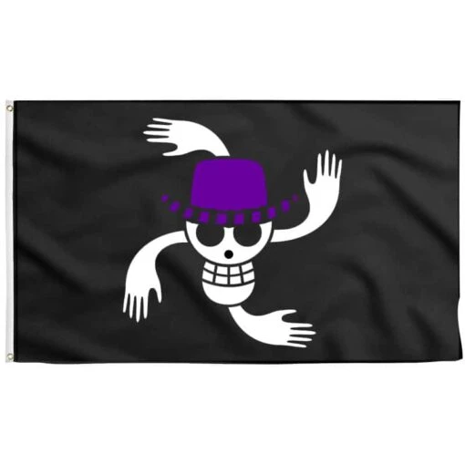 Nico Robin Jolly Roger - Drapeau One Piece