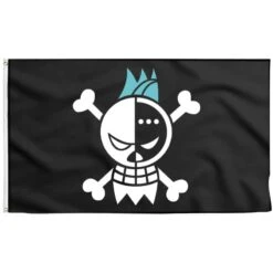 One Piece Franky Jolly Roger - Drapeau Pirate