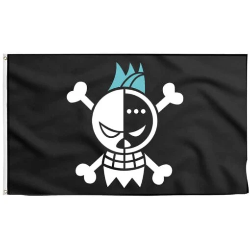 One Piece Franky Jolly Roger - Drapeau Pirate