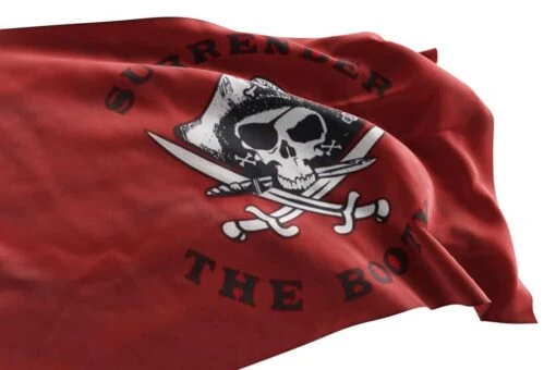 Drapeau Rouge Des Pirates Voleurs De Butins - Image 3