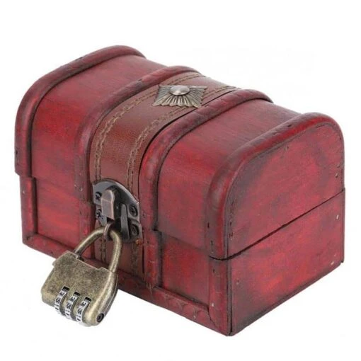 Acheter Petit Coffre Pirate Rouge
