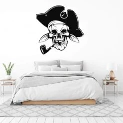 Pirate Stickers Crâne Avec Chapeau