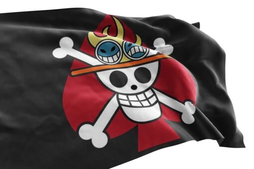 Ace Jolly Roger One Piece - Drapeau Pirate - Image 3