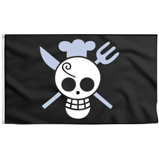 Sanji Jolly Roger (One Piece) - Drapeau Pirate