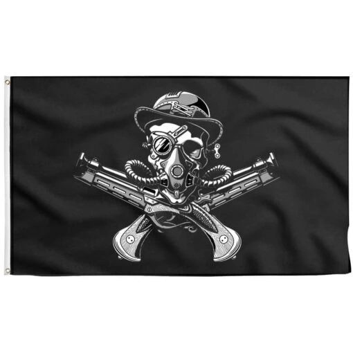 Steampunk Jolly Roger - Drapeau Pirate