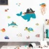 Stickers Baleine Pirate Pour Bébés -Pirate Costume Shop stickers baleine pirate