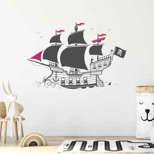 Stickers Chambre Fille Pirate