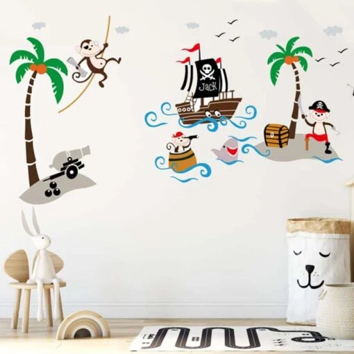 Stickers Singe Pirate Pour Enfants