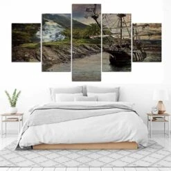 Tableau Navire Pirate Style Canvas