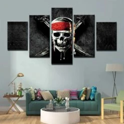 Tableau Pirate Des Caraïbes Style Canvas